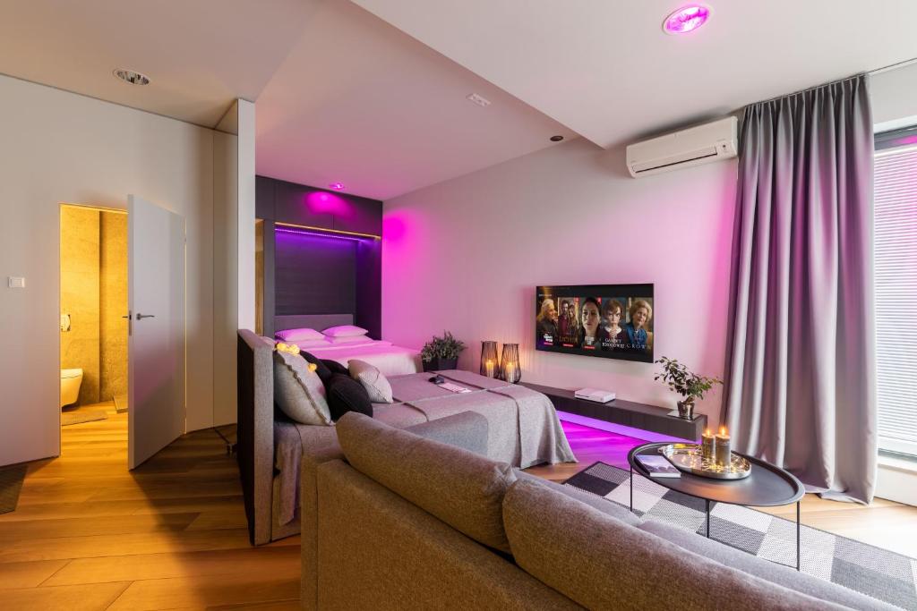 BAST 98 Klimatyzacja Apartamenty Ptak Szpital Matki Polki Mandoria Orientarium Atlas Arena - Przestrzenna 98 Parking bezpłatny - Apartamento De Penthouse