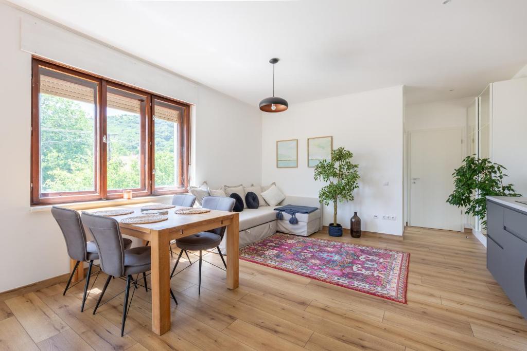 Posezení v ubytování Kalia Apartmanok
