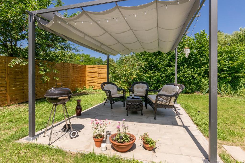 Zahrada ubytování Kalia Apartmanok