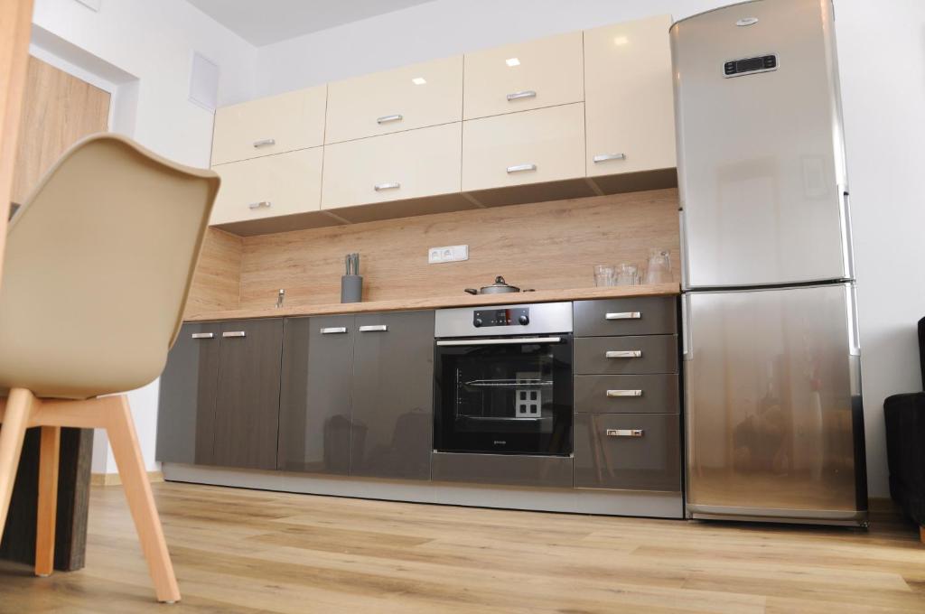 Virtuvė arba virtuvėlė apgyvendinimo įstaigoje Apartmány U Jelena 2