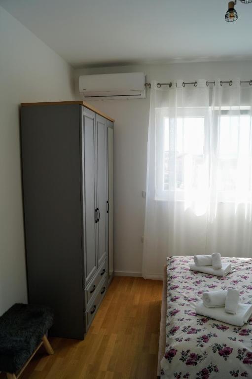 Posteľ alebo postele v izbe v ubytovaní Apartment Ivona with beautiful seaview