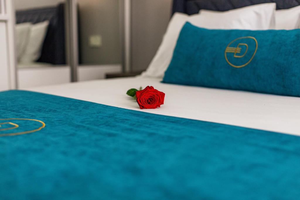 Postel nebo postele na pokoji v ubytování Dulamerovic Resort