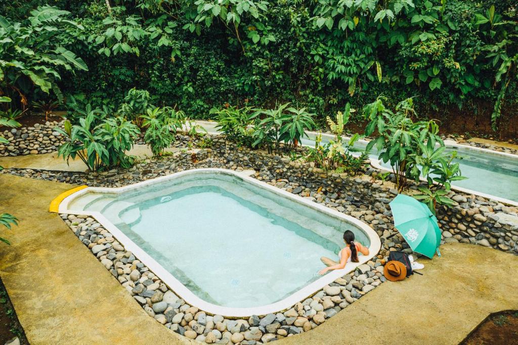 Zahrada ubytování La Tigra Rainforest Lodge