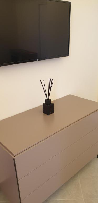 TV a/nebo společenská místnost v ubytování Margiò House