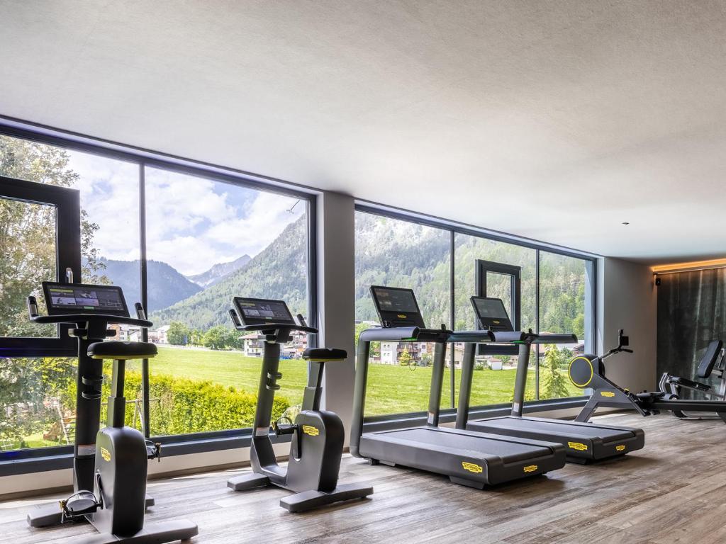 Fitness centrum a/nebo fitness zařízení v ubytování Hotel Auszeit