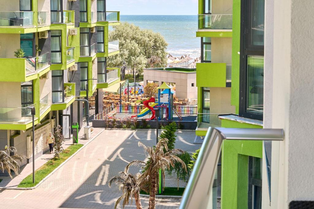 Nespecifikovaný výhled na moře nebo výhled na moře při pohledu z apartmánu