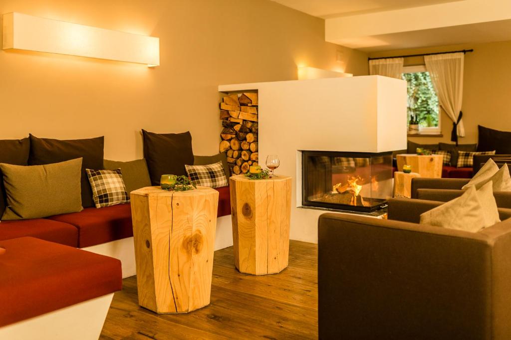 Posezení v ubytování Hotel Mitterplatt (Schenna Resort)