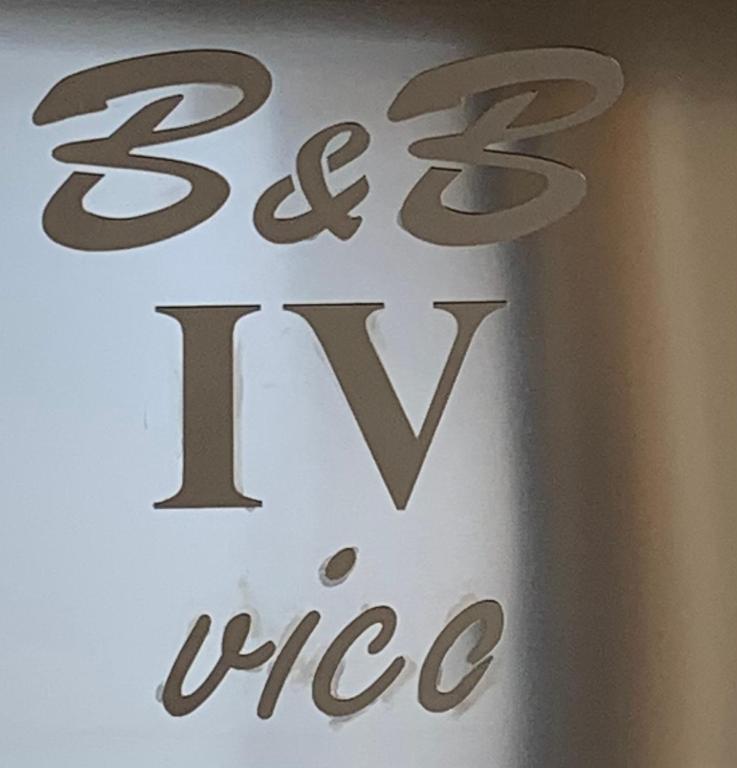 Certifikát, ocenenie alebo iný dokument vystavený v ubytovaní B&B IV Vico