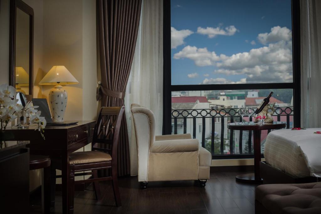 Posezení v ubytování Hanoi Marvellous Hotel & Spa