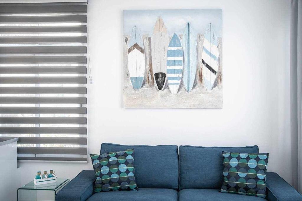 Posezení v ubytování Villa Nora Beach