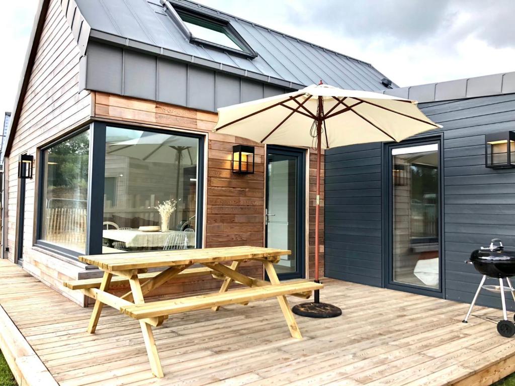 Sân trong/khu vực ngoài trời tại Nouveau: La cabine du bout du monde - Petit Minou - : votre pied-à-terre breton haut standing [PL01]