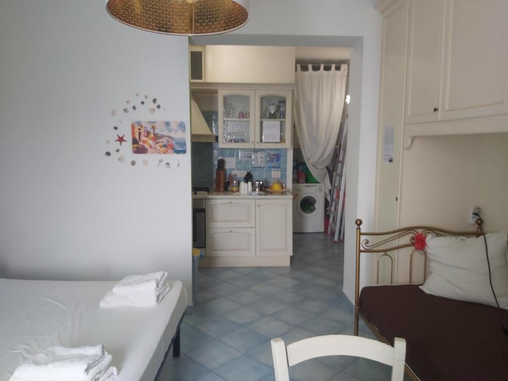 A bed or beds in a room at Residenza Gennaro