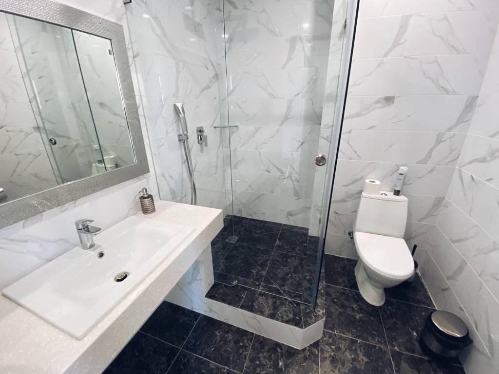Koupelna v ubytování Kovcheg Hotel