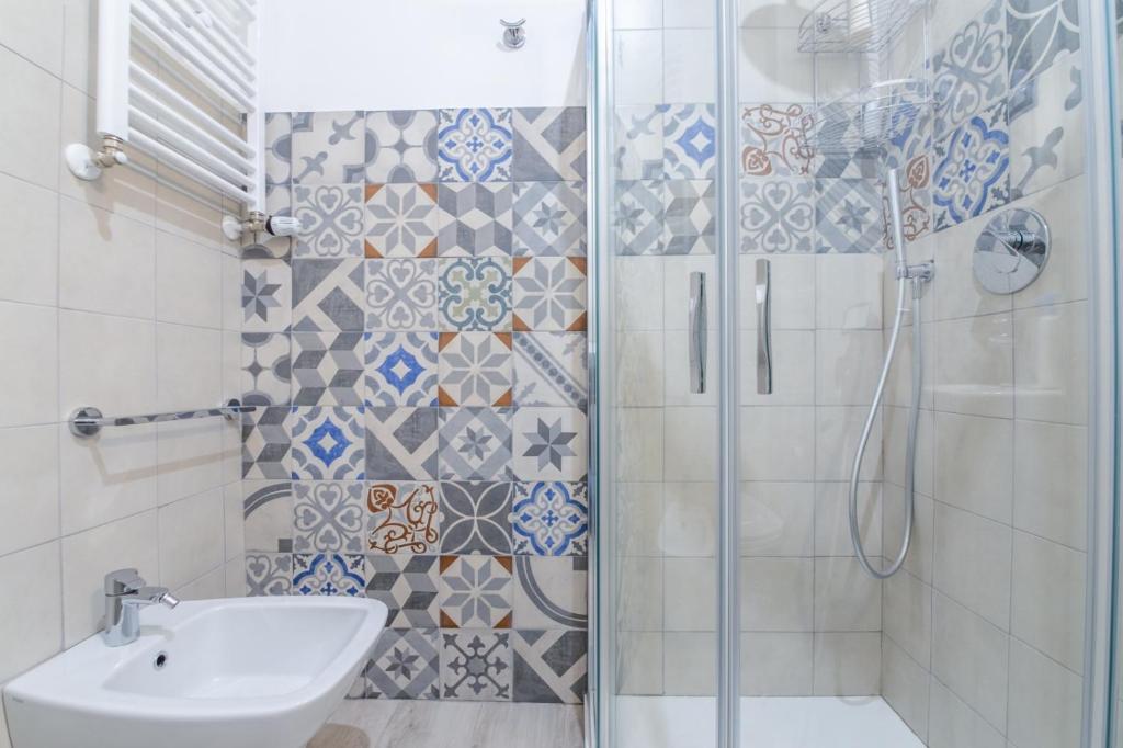Koupelna v ubytování Residenza Borgo Guazzo