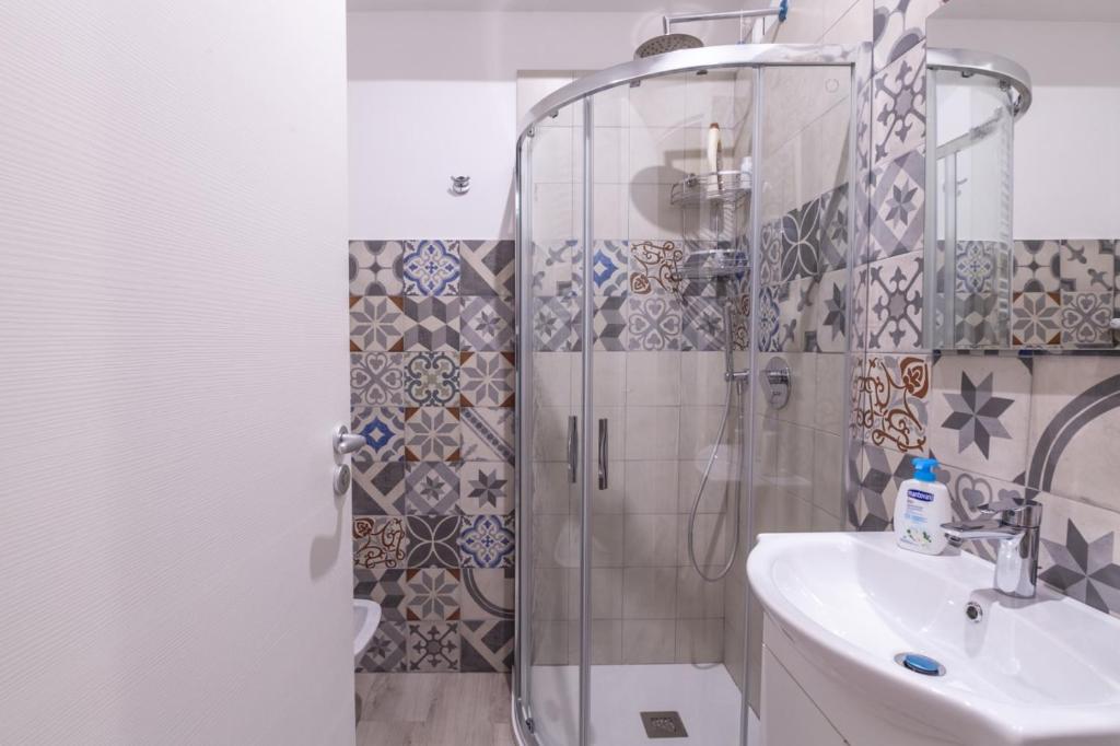 Koupelna v ubytování Residenza Borgo Guazzo