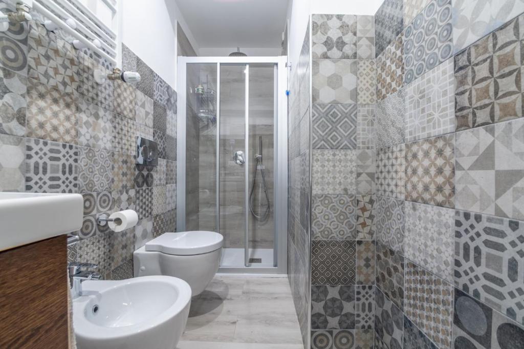 Koupelna v ubytování Residenza Borgo Guazzo