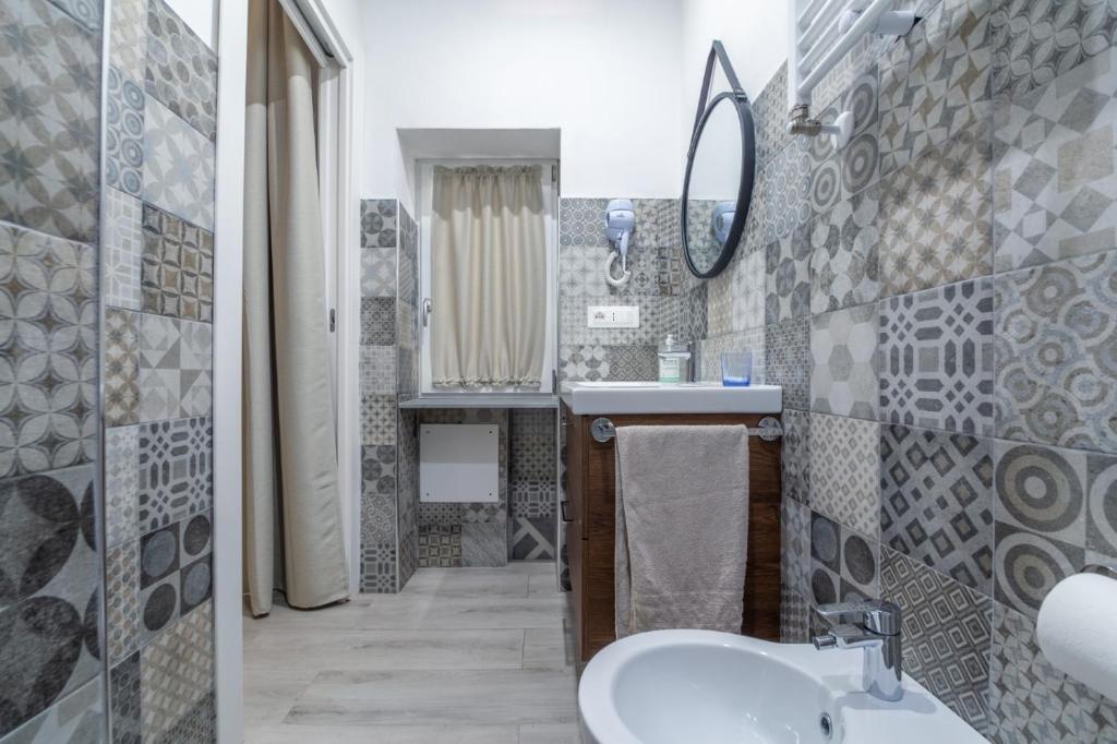 Koupelna v ubytování Residenza Borgo Guazzo