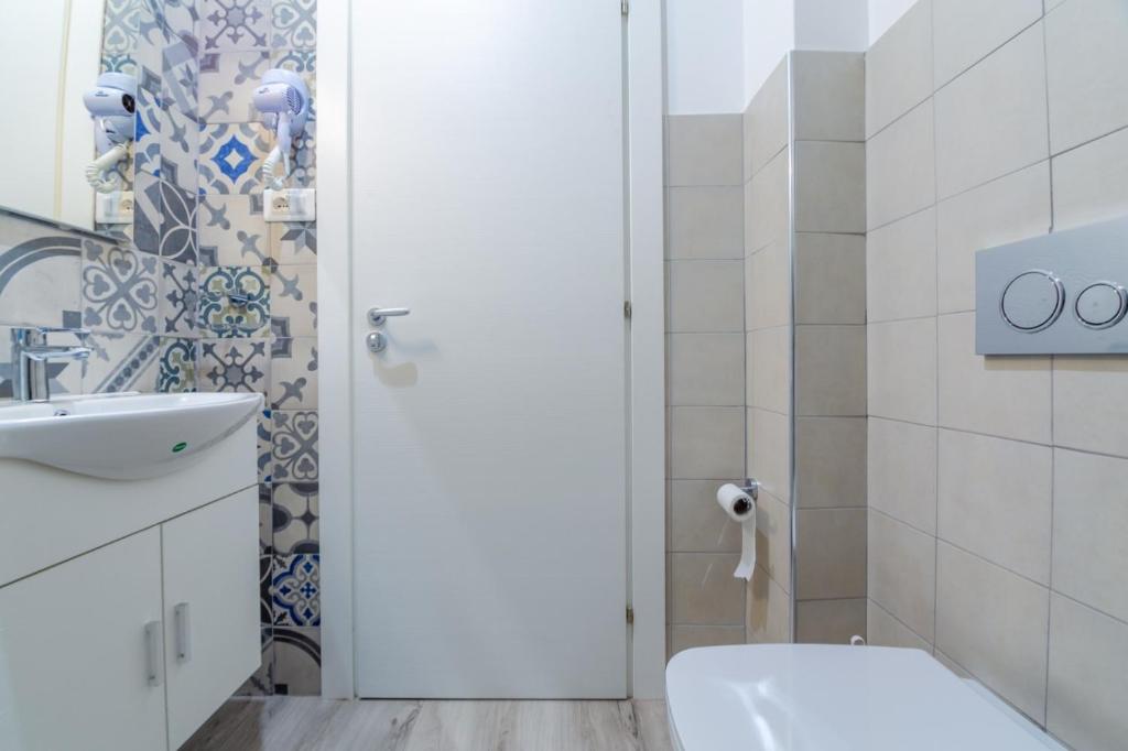 Koupelna v ubytování Residenza Borgo Guazzo