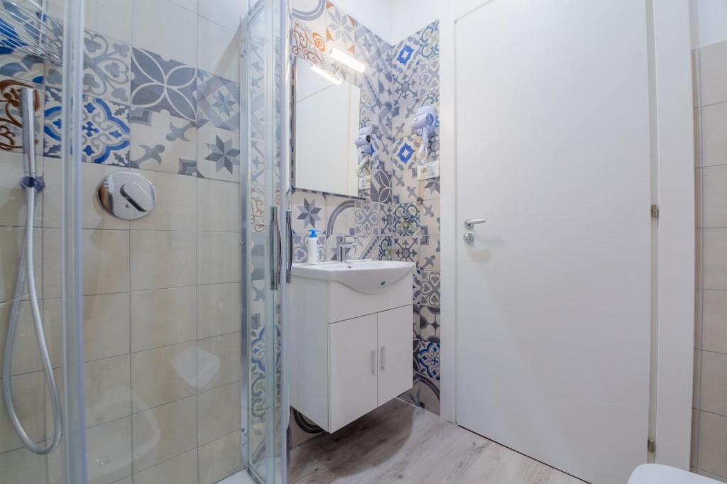 Koupelna v ubytování Residenza Borgo Guazzo