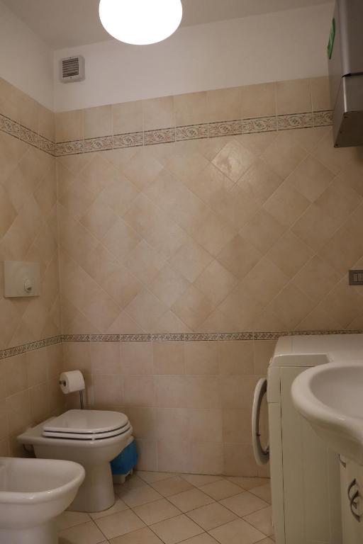 Koupelna v ubytování Studio Sole e Residenza Luna Assisi