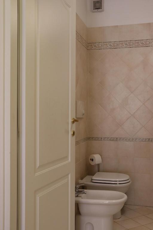 Koupelna v ubytování Studio Sole e Residenza Luna Assisi