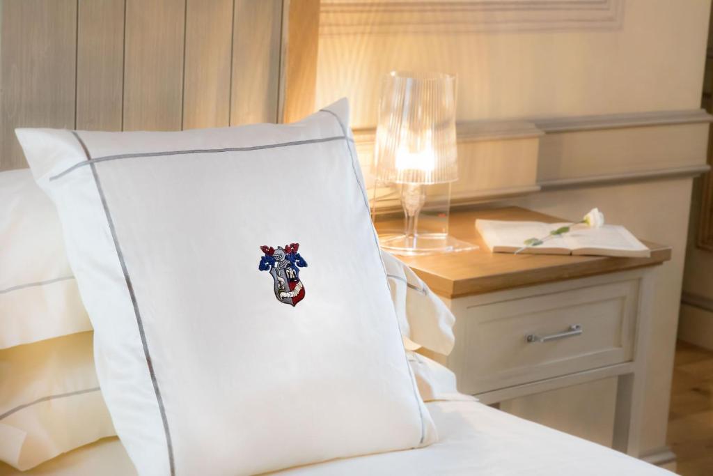 Postel nebo postele na pokoji v ubytování Villa Svetoni Wine Resort