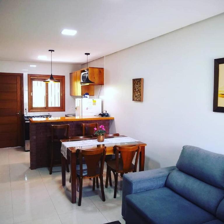 Kuchyň nebo kuchyňský kout v ubytování Residencial Franzen