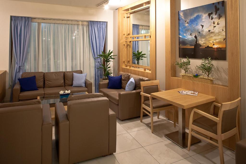 Posezení v ubytování Hotel Hermes