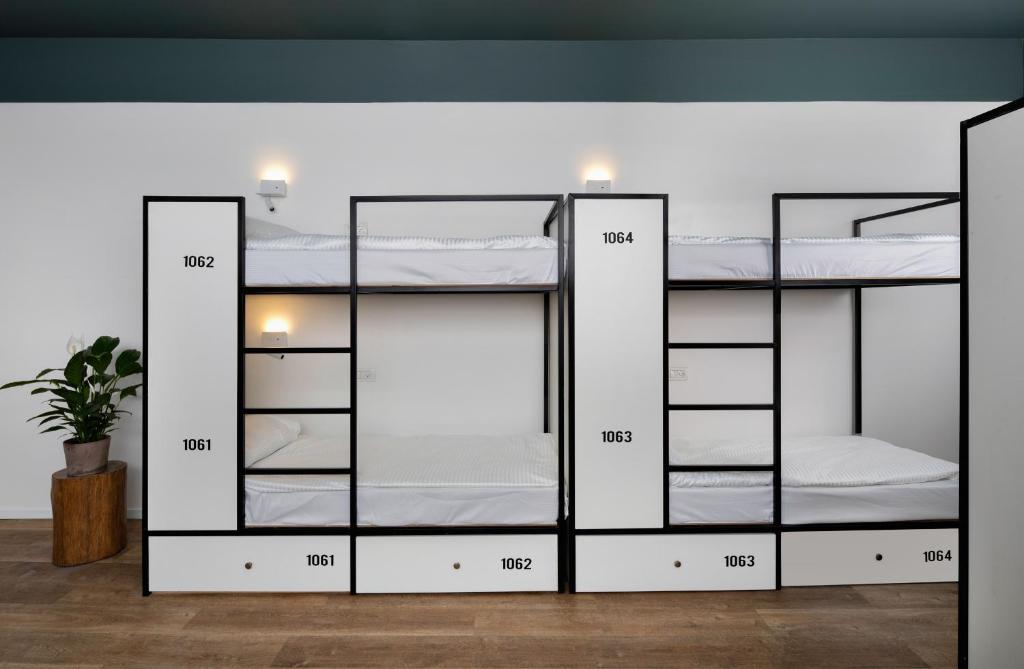 Postel nebo postele na pokoji v ubytování 180 Boutique Hostel