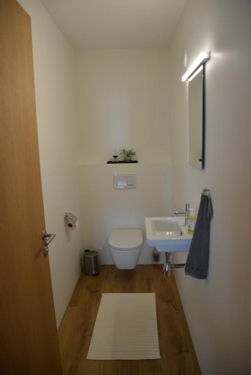Koupelna v ubytování Ferienwohnung Grunholz