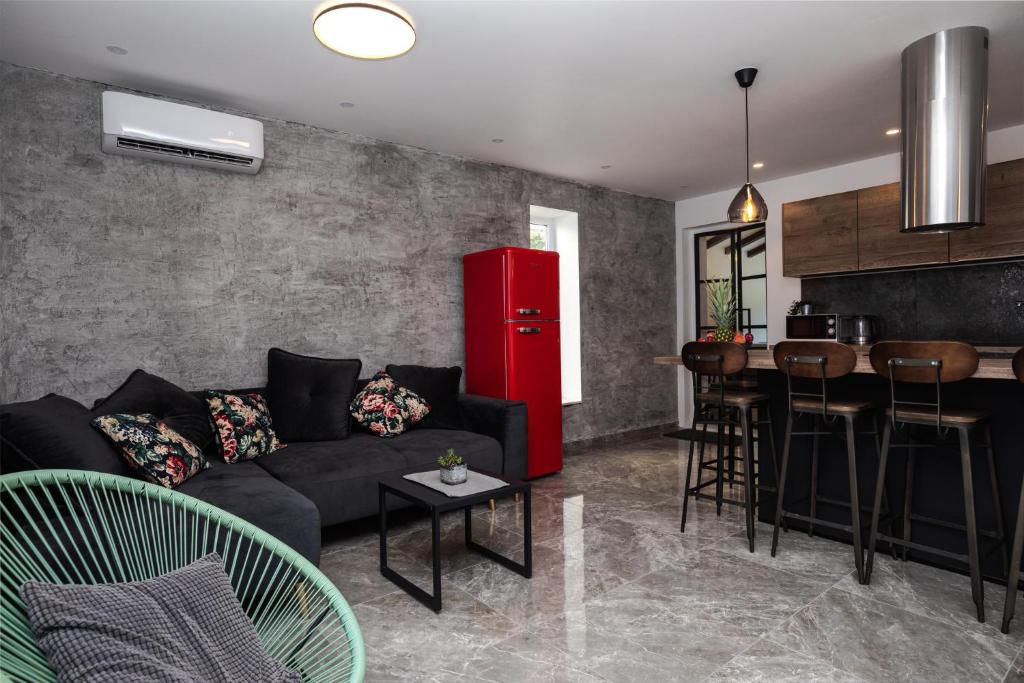 Kuchyňa alebo kuchynka v ubytovaní Luxury Apartman Tinel