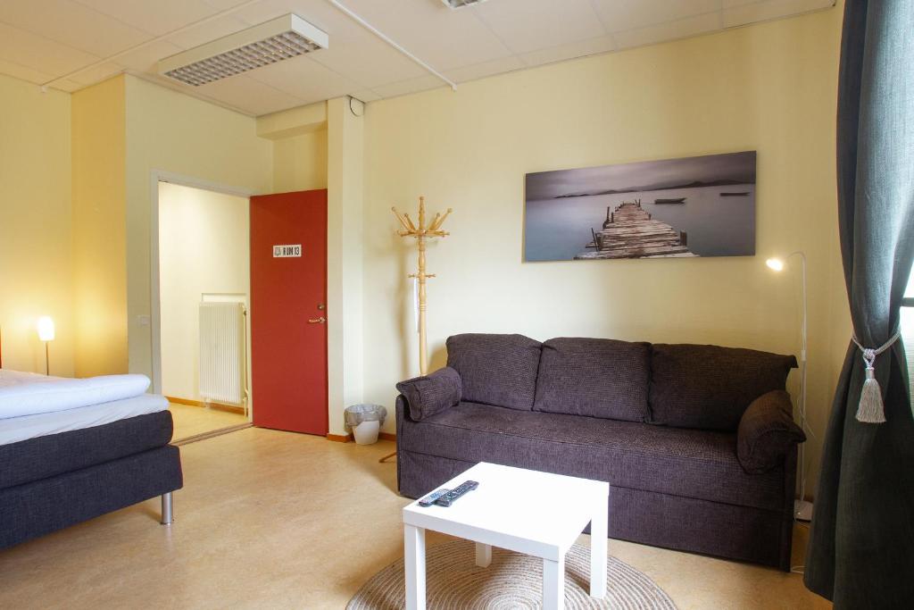 Posezení v ubytování Dalasjö vandrarhem