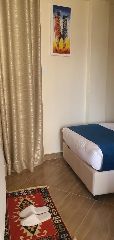 Cama o camas de una habitación en Walabi Mara Hotel