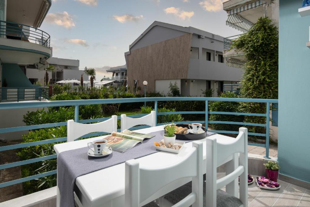Balkón nebo terasa v ubytování Leonardo Apartamente