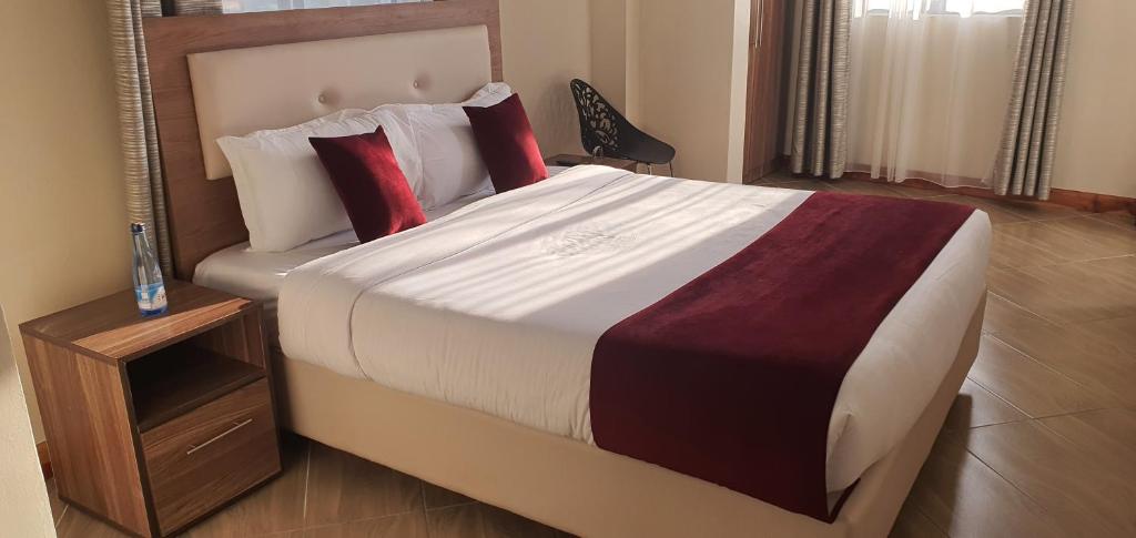 Cama o camas de una habitación en Walabi Mara Hotel