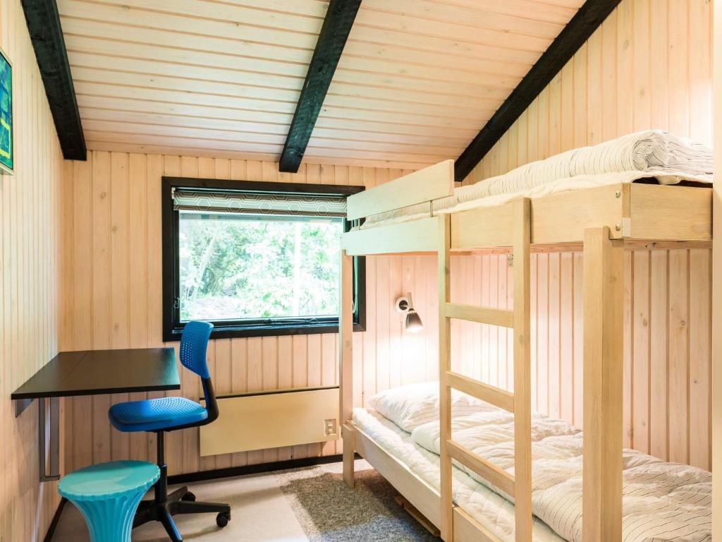Postel nebo postele na pokoji v ubytování Holiday home Nørre Nebel LXXIV