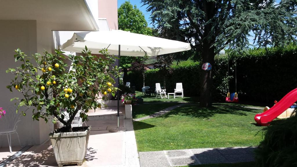 Zahrada ubytování B&B Villa Bianca