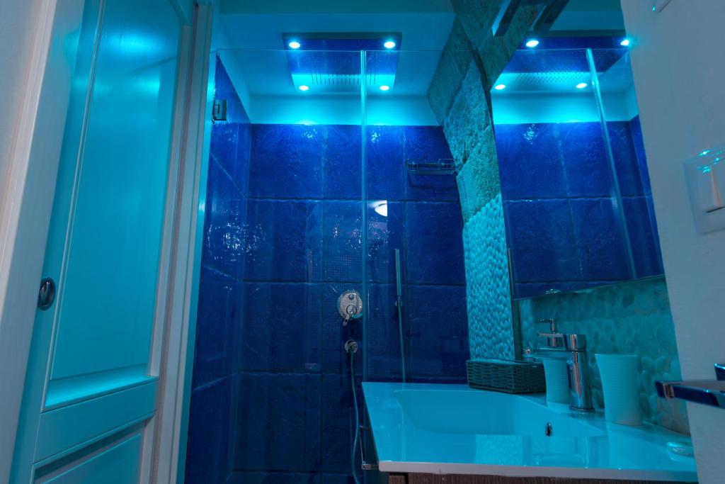 Łazienka w obiekcie B&B Nel Blu Dipinto Di Blu
