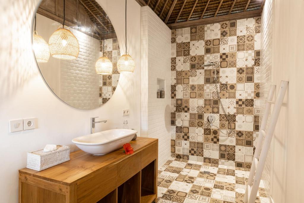 Koupelna v ubytování Le Yanandra Bali Resort