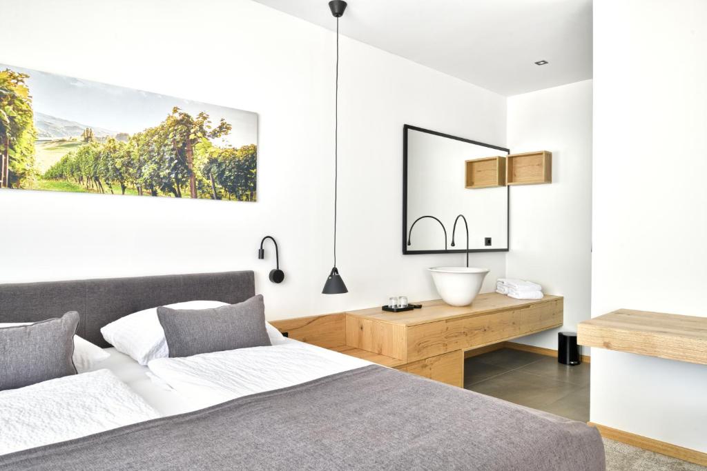 Postel nebo postele na pokoji v ubytování Guest House Vračko