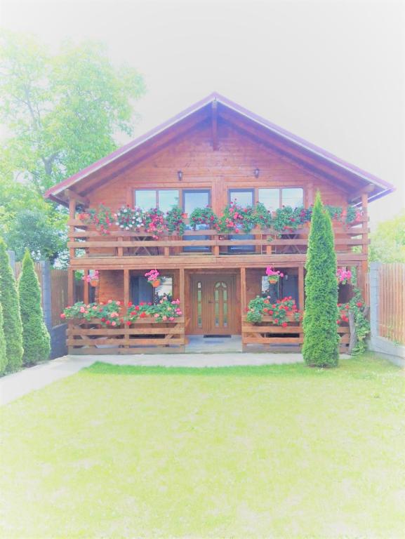 Zahrada ubytování Casa Gherman