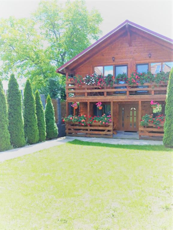 Zahrada ubytování Casa Gherman