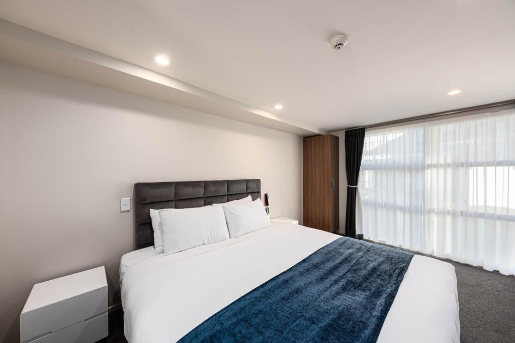 Postel nebo postele na pokoji v ubytování 311 Motel Riccarton