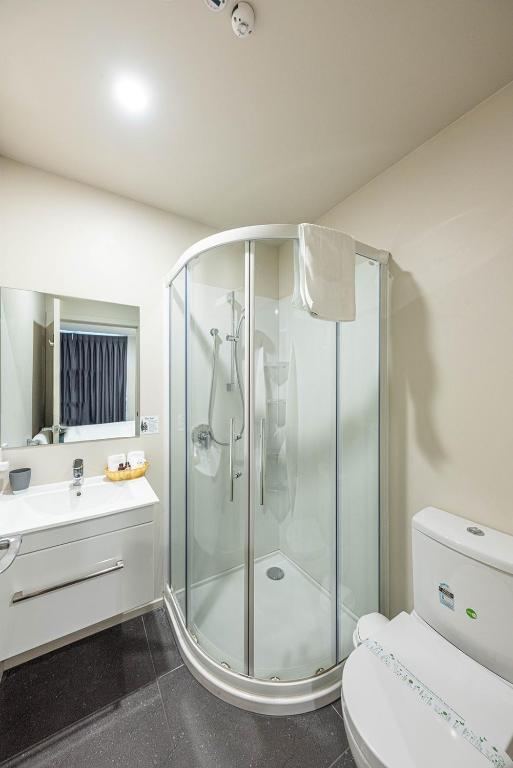 Koupelna v ubytování 311 Motel Riccarton