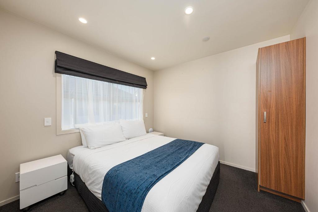 Postel nebo postele na pokoji v ubytování 311 Motel Riccarton