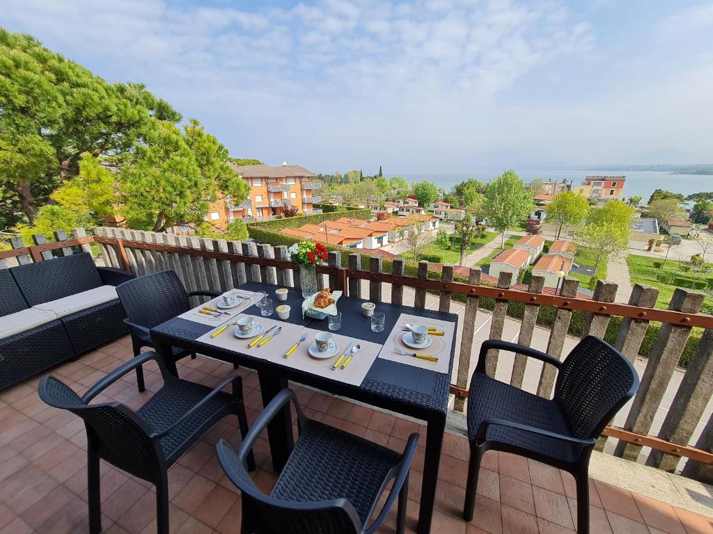 Balkon lub taras w obiekcie Panorama Apartment Peschiera