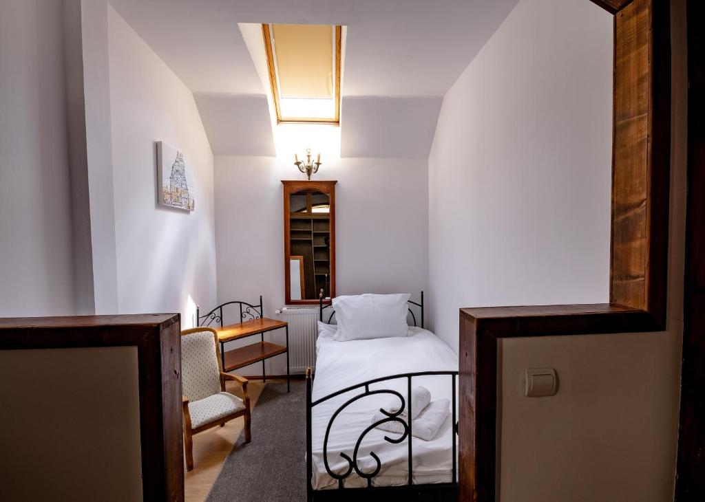 Postel nebo postele na pokoji v ubytování Vila Zorile