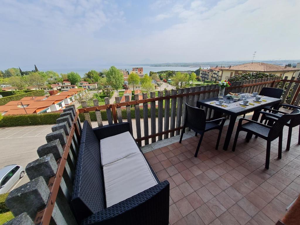 Balkon lub taras w obiekcie Panorama Apartment Peschiera