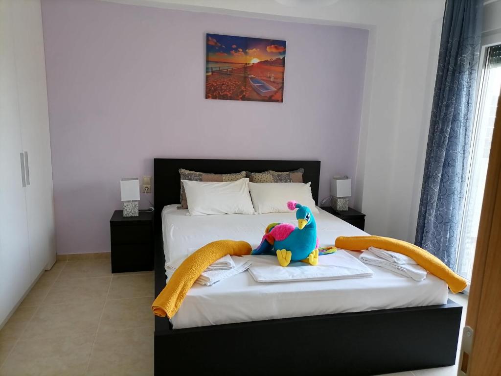 Posteľ alebo postele v izbe v ubytovaní “Theeporto” Maisonette with pool