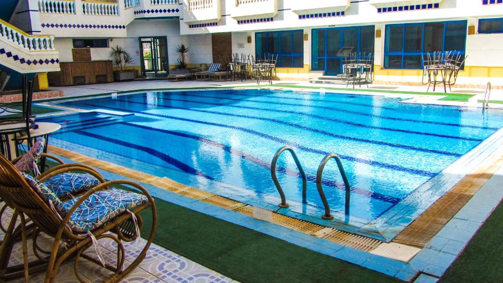 Bazén v ubytování La Reine Dahab Hotel nebo v jeho okolí